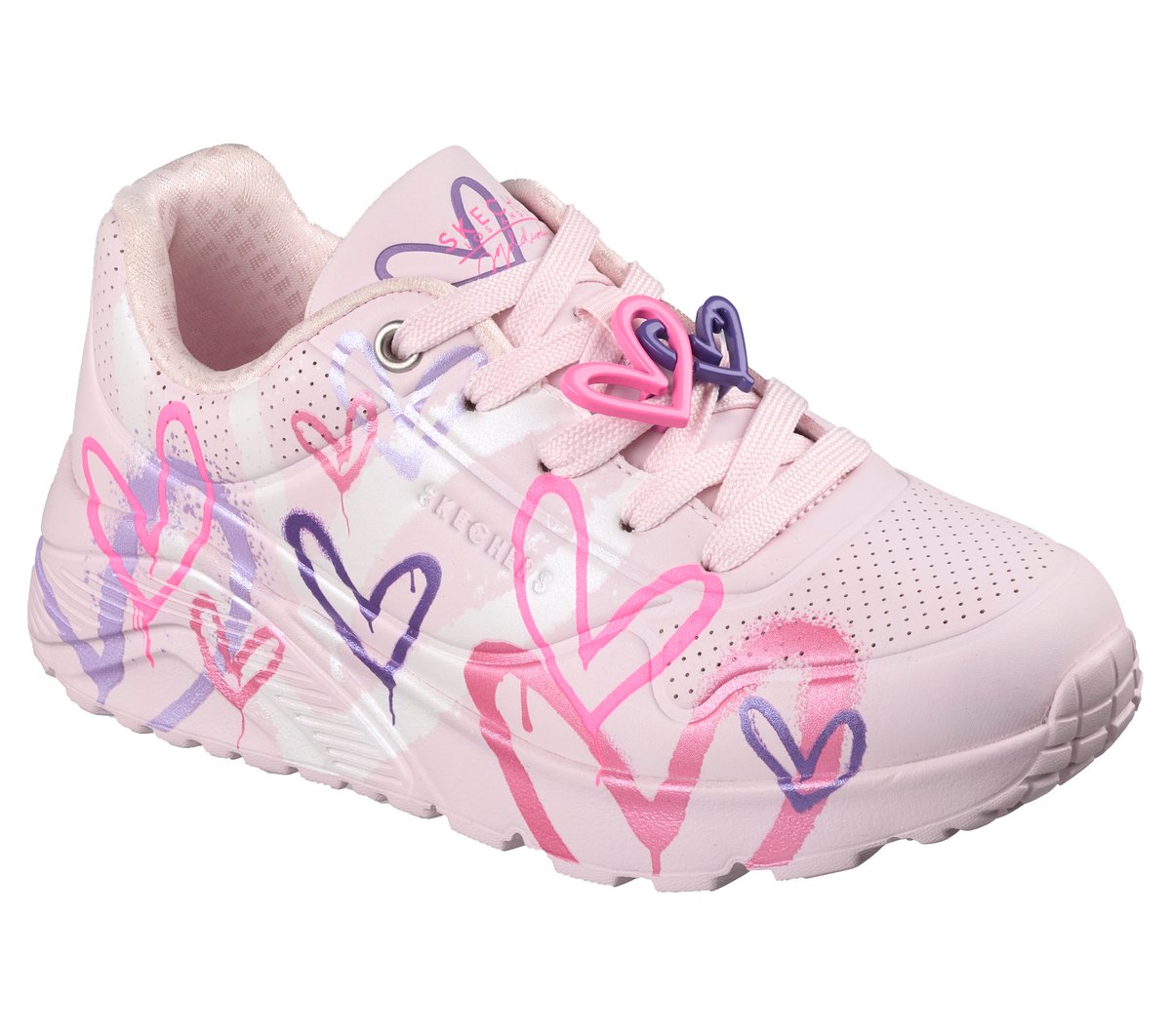 Skechers JGoldcrown: UNO Lite - Flutter Hearts